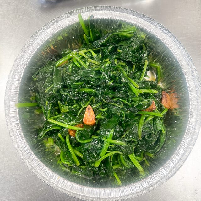 Spinach Saute.
