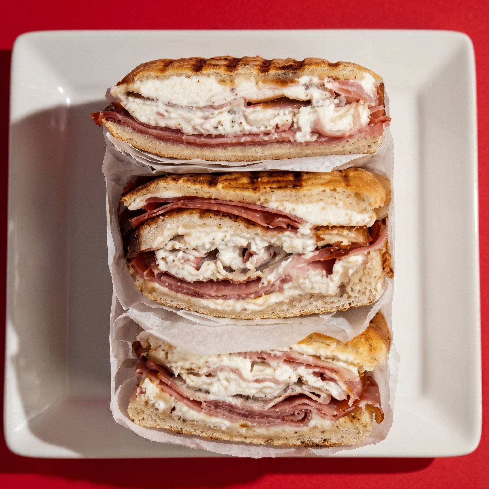 Chicken Cordon Bleu Panini.