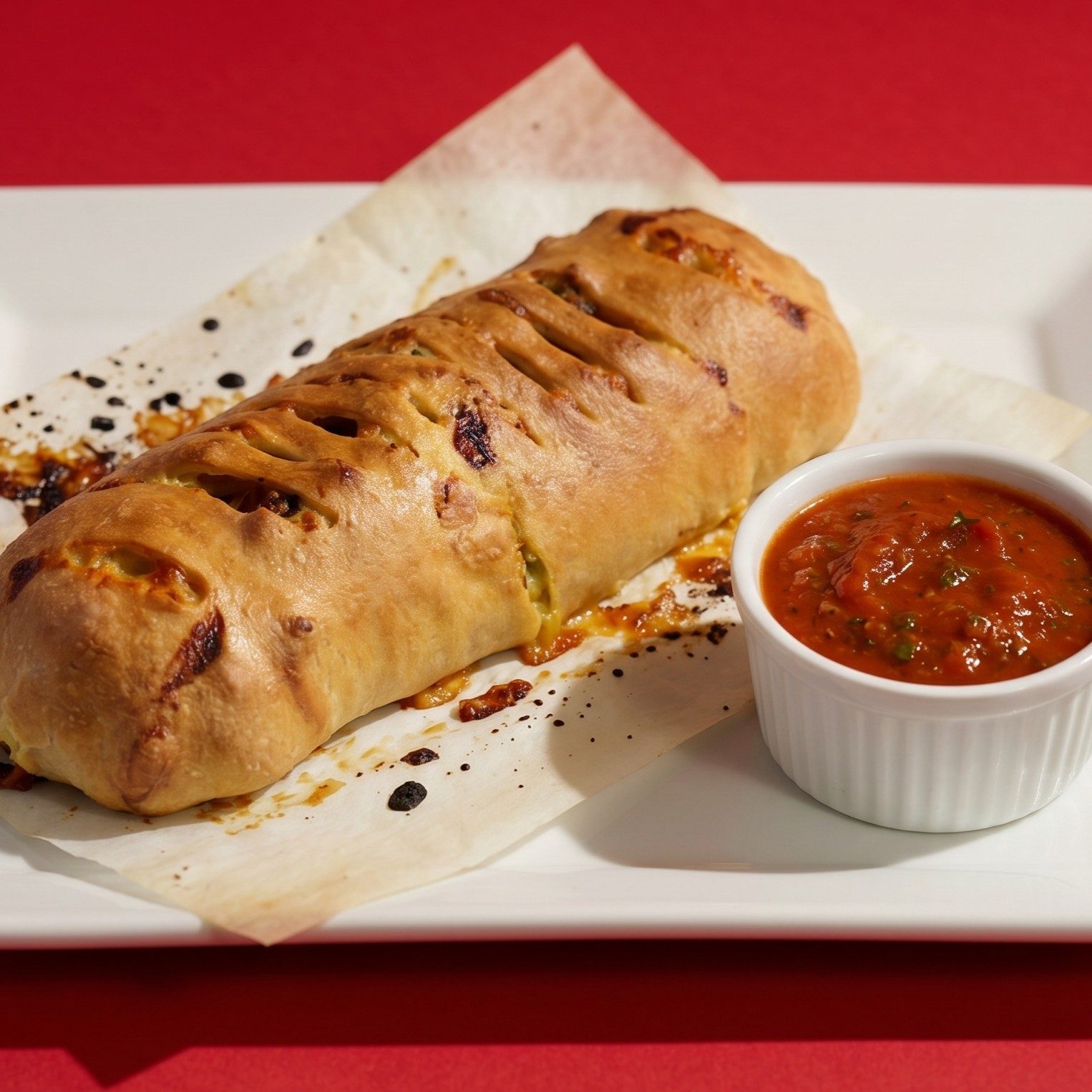 Steak Stromboli.