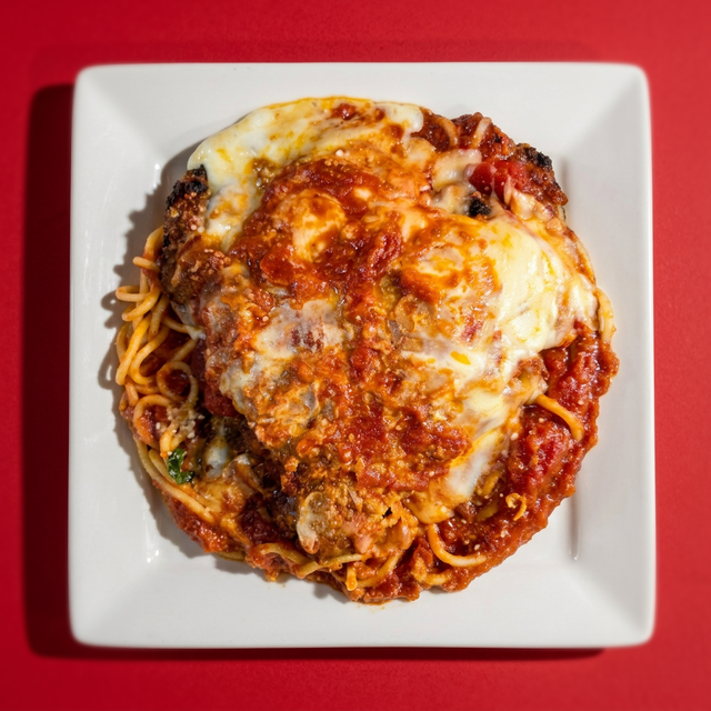 Chicken Parmigiana.